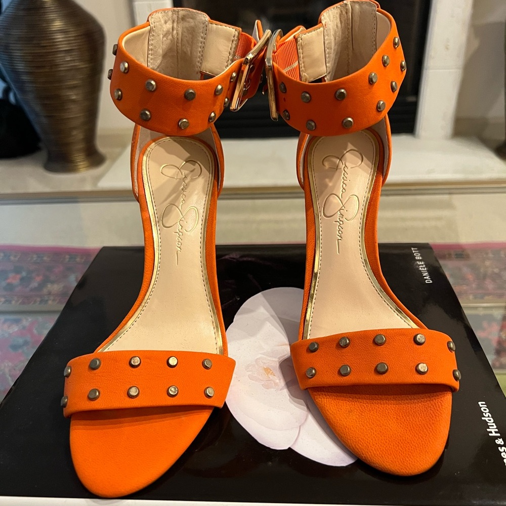 Jessica Simpson Orange Sandals